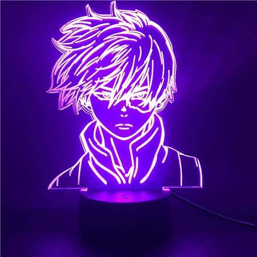 LED Acrylic Lamp - My Hero Academia - Shoto Todoroki