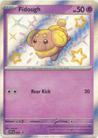 Pokemon Trading Card Game - Fidough - SVP069 - Shiny Promo Pokemon Scarlet & Violet