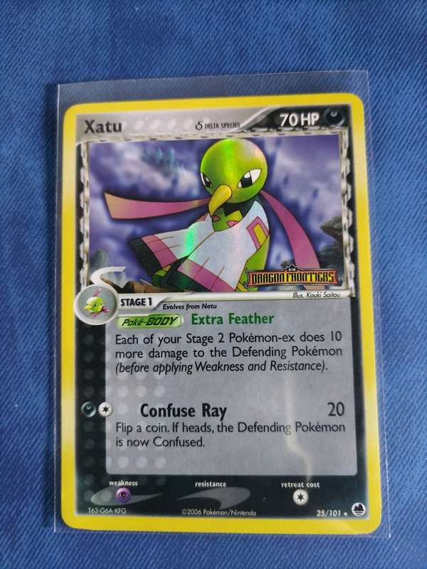 Pokemon Trading Card Game - Xatu (Delta Species) - 25/101 - Rare Ex Dragon Frontiers Singles