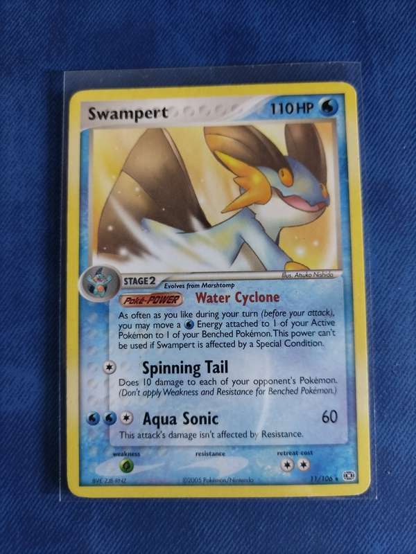 Pokemon Trading Card Game - Swampert - 11/106 - Rare Theme Deck Exclusive Pokemon Theme Deck Exclusi