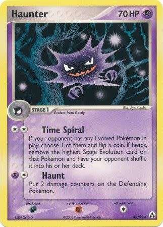 Pokemon Trading Card Game - Haunter - 35/92 - Uncommon Ex Legend Maker - English