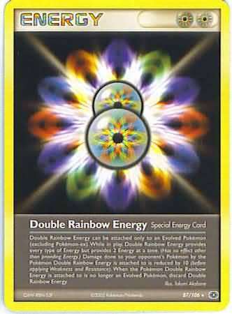 Pokemon Trading Card Game - Double Rainbow Energy - 87/106 - Rare Ex Emerald - English