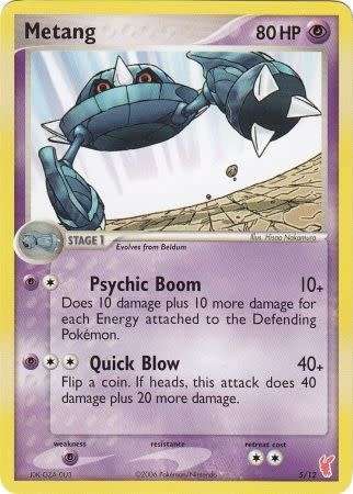 Pokemon Trading Card Game - Metang - 5/12 - Plusle Trainer Kit XY Trainer Kit 2