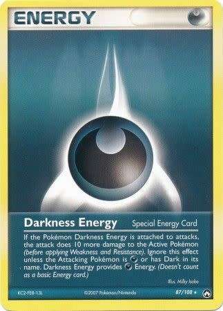 Pokemon Trading Card Game - Darkness Energy (Special) - 87/108 - Rare Ex Power Keepers