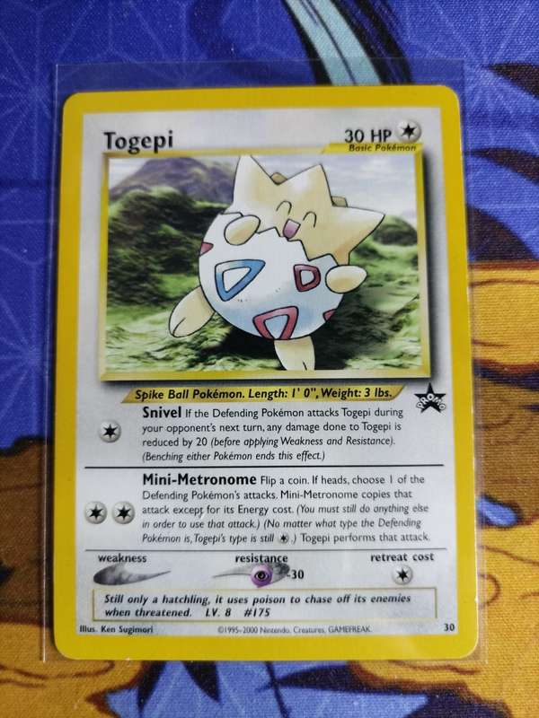 Pokemon Trading Card Game - Togepi - 30 - Promo Pokemon Wizards Black Star Promos
