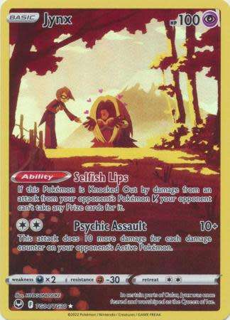 Pokemon Trading Card Game - Jynx - TG04/TG30 - Holo Rare Sword & Shield: Silver Tempest