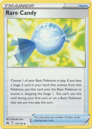 Pokemon Trading Card Game - Rare Candy - 141/159 - Uncommon Crown Zenith