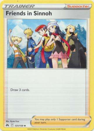 Pokemon Trading Card Game - Friends in Sinnoh - 131/159 - Uncommon Crown Zenith