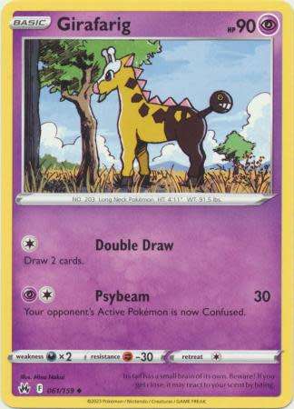 Pokemon Trading Card Game - Girafarig - 061/159 - Uncommon Crown Zenith