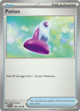 Pokemon Trading Card Game - Potion - 188/198 - Common Scarlet & Violet (Base Set)