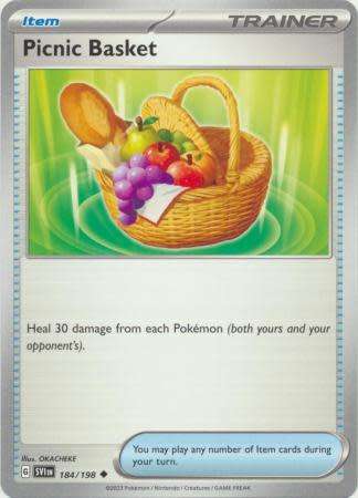 Pokemon Trading Card Game - Picnic Basket - 184/198 - Uncommon Scarlet & Violet (Base Set)