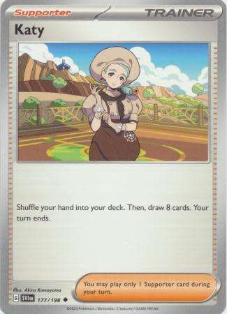 Pokemon Trading Card Game - Katy - 177/198 - Uncommon Scarlet & Violet (Base Set)