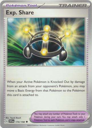Pokemon Trading Card Game - Exp. Share - 174/198 - Uncommon Scarlet & Violet (Base Set)