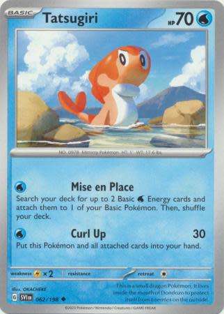 Pokemon Trading Card Game - Tatsugiri - 062/198 - Uncommon Scarlet & Violet (Base Set)