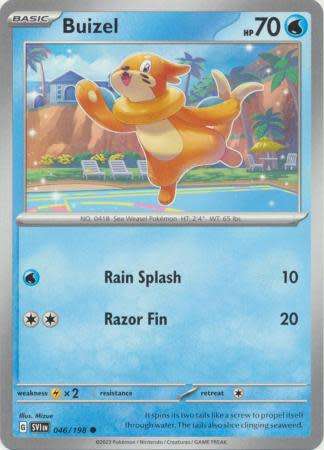 Pokemon Trading Card Game - Buizel - 046/198 - Common Scarlet & Violet (Base Set)