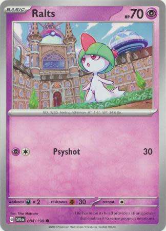 Pokemon Trading Card Game - Ralts - 084/198 - Common Scarlet & Violet (Base Set)