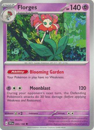 Pokemon Trading Card Game - Florges - 093/198 - Uncommon Scarlet & Violet (Base Set)