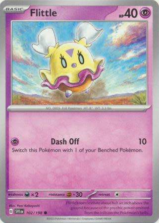 Pokemon Trading Card Game - Flittle - 102/198 - Common Scarlet & Violet (Base Set)