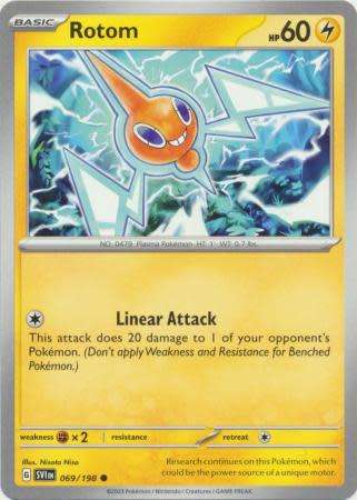 Pokemon Trading Card Game - Rotom - 069/198 - Common Scarlet & Violet (Base Set)