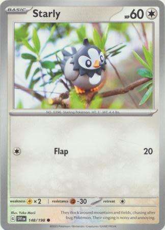 Pokemon Trading Card Game - Starly - 148/198 - Common Scarlet & Violet (Base Set)