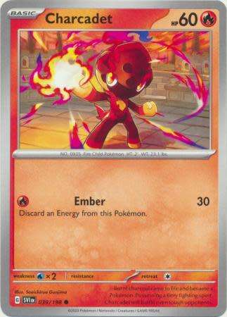 Pokemon Trading Card Game - Charcadet - 039/198 - Common Scarlet & Violet (Base Set)