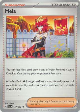 Pokemon Trading Card Game - Mela - 167/182 - Uncommon Scarlet & Violet: Paradox Rift