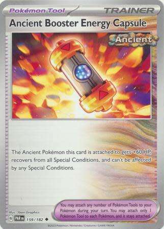 Pokemon Trading Card Game - Ancient Booster Energy Capsule - 159/182 - Uncommon Scarlet & Violet: Pa