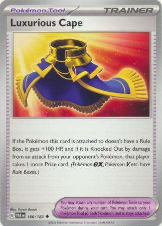 Pokemon Trading Card Game - Luxurious Cape - 166/182 - Uncommon Scarlet & Violet: Paradox Rift