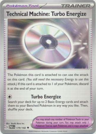 Pokemon Trading Card Game - Technical Machine: Turbo Energize - 179/182 - Uncommon Scarlet & Violet: