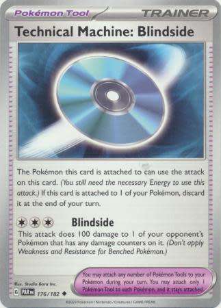 Pokemon Trading Card Game - Technical Machine: Blindside - 176/182 - Uncommon Scarlet & Violet: Para