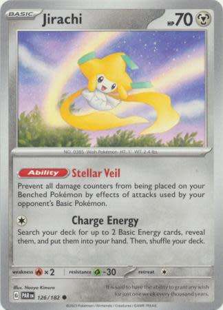 Pokemon Trading Card Game - Jirachi - 126/182 - Common Scarlet & Violet: Paradox Rift