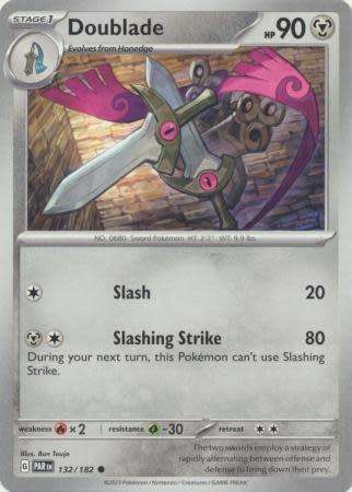 Pokemon Trading Card Game - Doublade - 132/182 - Common Scarlet & Violet: Paradox Rift