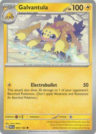 Pokemon Trading Card Game - Galvantula - 065/182 - Common Scarlet & Violet: Paradox Rift