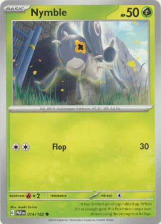 Pokemon Trading Card Game - Nymble - 014/182 - Common Scarlet & Violet: Paradox Rift