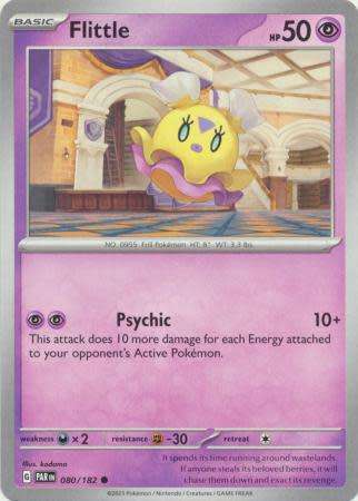 Pokemon Trading Card Game - Flittle - 080/182 - Common Scarlet & Violet: Paradox Rift