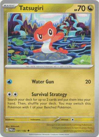 Pokemon Trading Card Game - Tatsugiri - 141/182 - Uncommon Scarlet & Violet: Paradox Rift