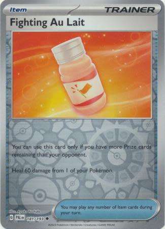 Pokemon Trading Card Game - Fighting Au Lait - 181/193 - Uncommon Reverse Holo Scarlet & Violet: Pal