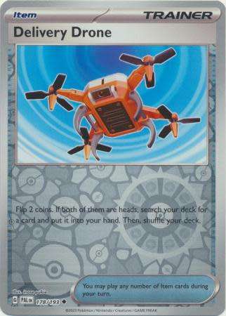 Pokemon Trading Card Game - Delivery Drone - 178/193 - Uncommon Reverse Holo Scarlet & Violet: Palde