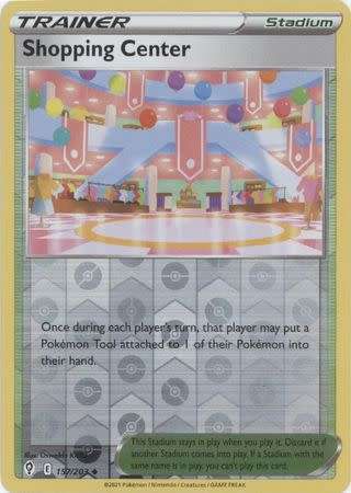 Pokemon Trading Card Game - Shopping Center - 157/203 - Uncommon Reverse Holo Sword & Shield: Evolvi