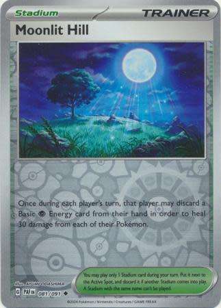 Pokemon Trading Card Game - Moonlit Hill - 081/091 - Uncommon Reverse Holo Scarlet & Violet: Paldean