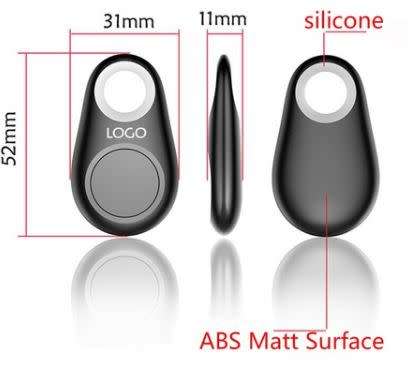 Feelingirl Wireless Bluetooth 4.0 Anti-lost Anti-theft Smart Alarm Device Tracker GPS Locator Key/Pe