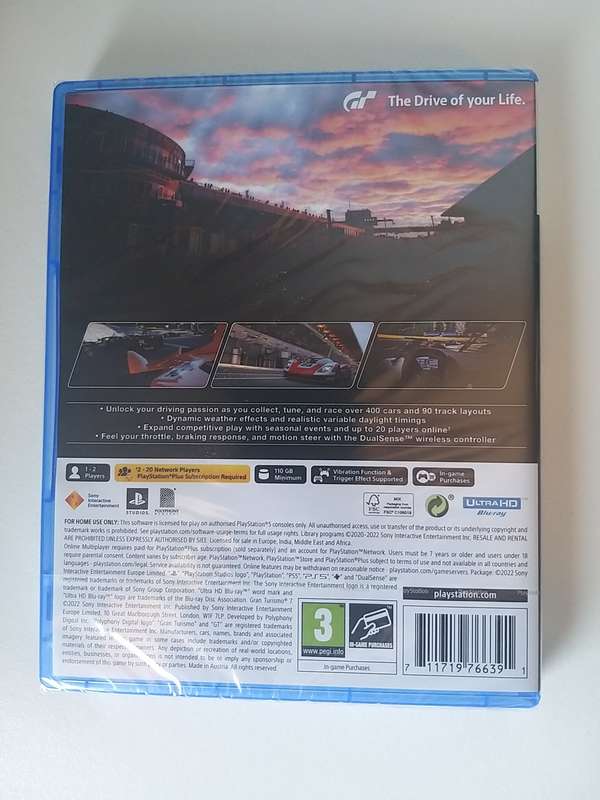 Gran Turismo 7 (PS5) [New/Sealed]
