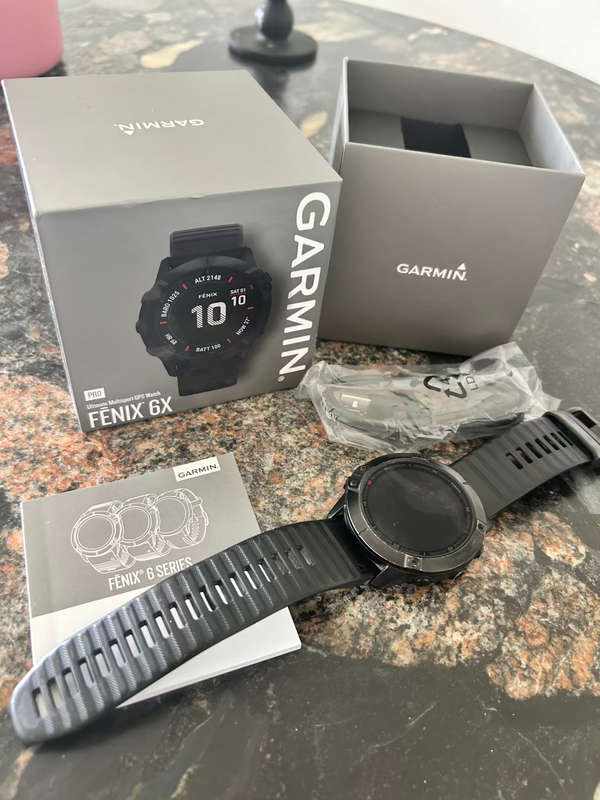 Garmin fēnix 6X Pro (Black with Black Band)