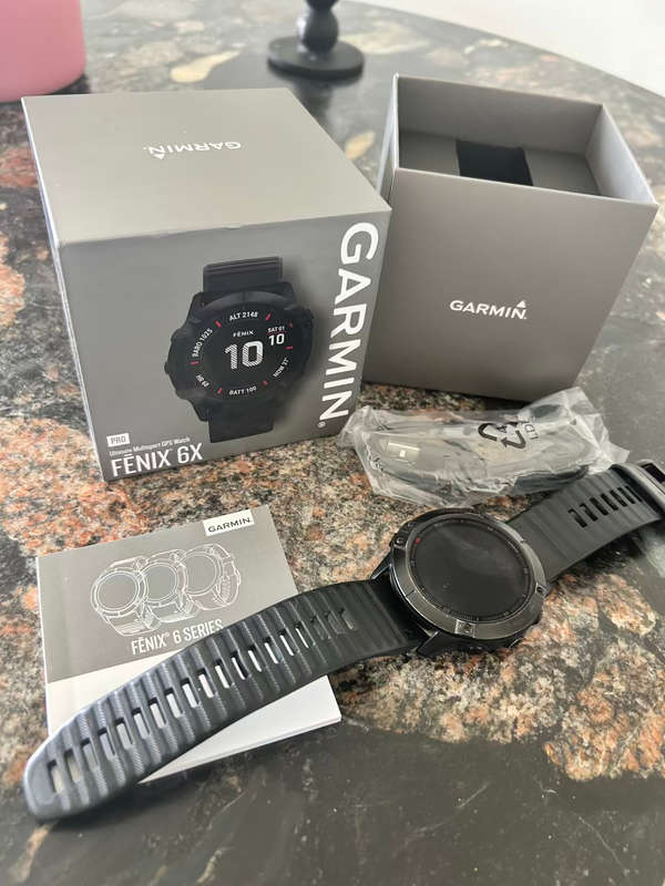 Garmin fēnix 6X Pro (Black with Black Band)