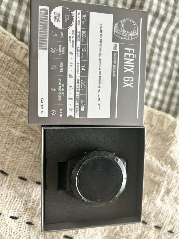 Garmin fēnix 6X Pro (Black with Black Band)