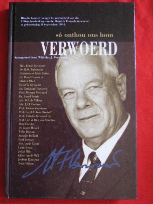 VERWOERD so onthou ons hom