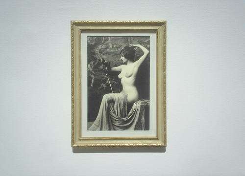 Old photo in frame