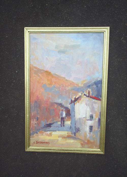 C.Taurnois - Arles South of France" oil painting