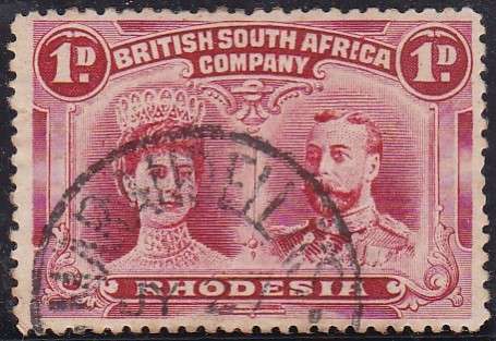 BSAC - KGV DOUBLE HEAD, 1D SINGLE WITH MARANDELLA'S POSTMARK, RATED SCARCE-RECOMMENDED RETAIL:R300!!
