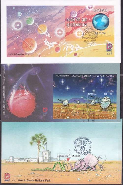 NAMIBIA - 3 X ASSORTED FDC'S, FDC 3.18 & FDC 3.26 & FDC 3.28 - ALL CLEAN!!!!!